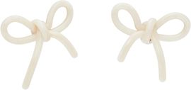 SHUSHU/TONG SHUSHU/TONG SSENSE Exclusive YVMIN Edition Bow Earrings