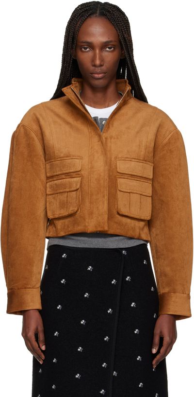 SHUSHU/TONG SHUSHU/TONG Tan 3D Pocket Wide-Sleeve Jacket