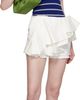SHUSHU/TONG SHUSHU/TONG White Asymmetrical Bow & Ruffle Miniskirt - 4