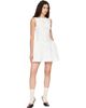 SHUSHU/TONG SHUSHU/TONG White Bow Detail Ruffled Minidress - 4