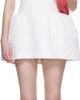 SHUSHU/TONG SHUSHU/TONG White Lace Trim Bustier Minidress - 1