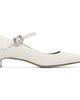 SHUSHU/TONG SHUSHU/TONG White Low-Heel Mary Jane Heels - 1