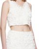 SHUSHU/TONG SHUSHU/TONG White Ruffle Trim Sleeveless Top - 2