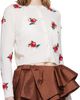 SHUSHU/TONG SHUSHU/TONG White Threadwork Knit Cardigan - 2