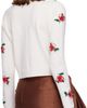 SHUSHU/TONG SHUSHU/TONG White Threadwork Knit Cardigan - 3