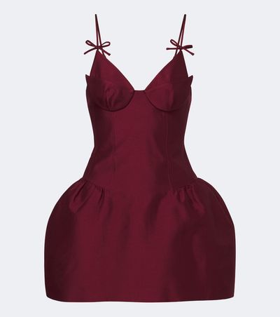 Shushu/Tong Shushu/Tong Wool and silk-blend bustier dress