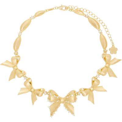SHUSHU/TONG SHUSHU/TONG YVMIN Edition Metal Multi Bowknot Necklace