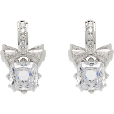 SHUSHU/TONG SHUSHU/TONG YVMIN Edition Silky Bowknot Gemstone Earrings