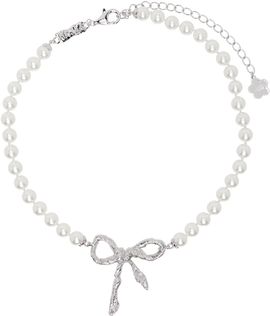 SHUSHU/TONG SHUSHU/TONG YVMIN Edition Twisted Rope Bow Pearl Necklace