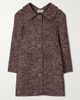 SHUSHU/TONG Wool-blend herringbone long coat - 1