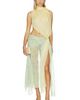 SIEDRES SIEDRES Dalia Two Toned Draped Chiffon Gown - 1