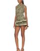 SIEDRES SIEDRES Floriana Velvet Mini Dress with Ruffled Hem - 2