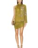 SIEDRES SIEDRES Larel Draped Crystal Embellished Dress - 1