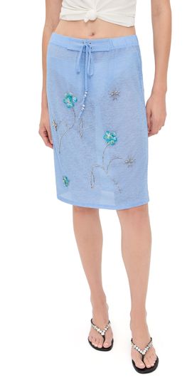 SIEDRES SIEDRES Liz Skirt Blue