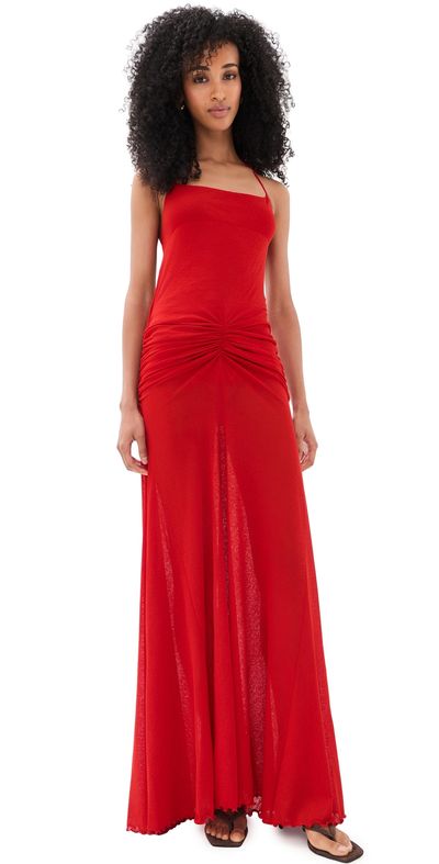 SIEDRES SIEDRES Nensi Maxi Dress Red