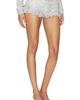 SIEDRES SIEDRES Peonie Ruffled Metallic Knit Short - 2