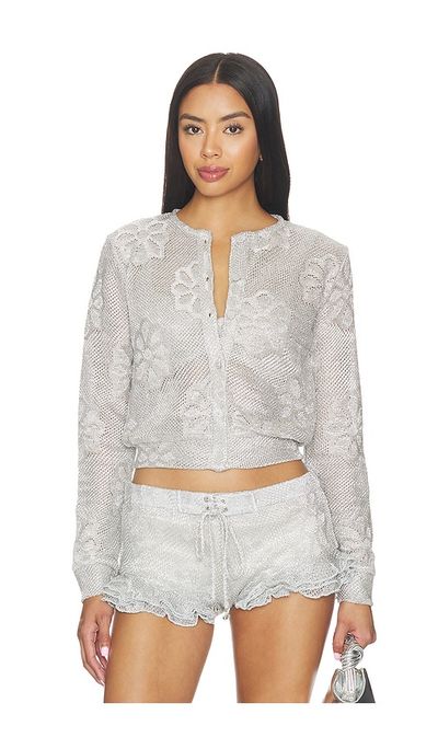 SIEDRES SIEDRES Poli Metallic Knit Cardigan