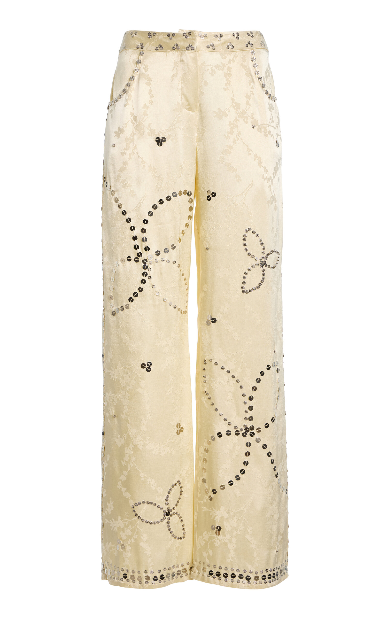 SIEDRÉS SIEDRÉS Brity Embellished StraightLeg Pants