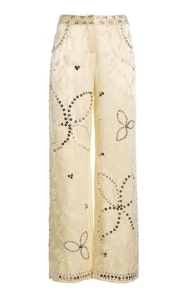 SIEDRÉS SIEDRÉS Brity Embellished StraightLeg Pants