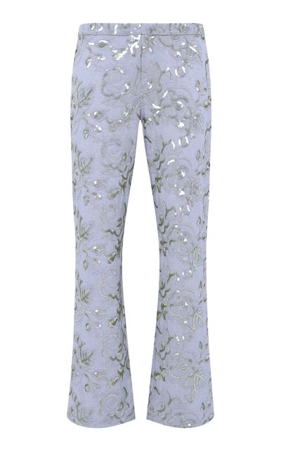 SIEDRÉS SIEDRÉS Cera Sequined StraightLeg Pants Metallic EU 32