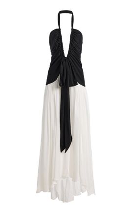 SIEDRÉS SIEDRÉS Exclusive Liessa Ruched Maxi Dress