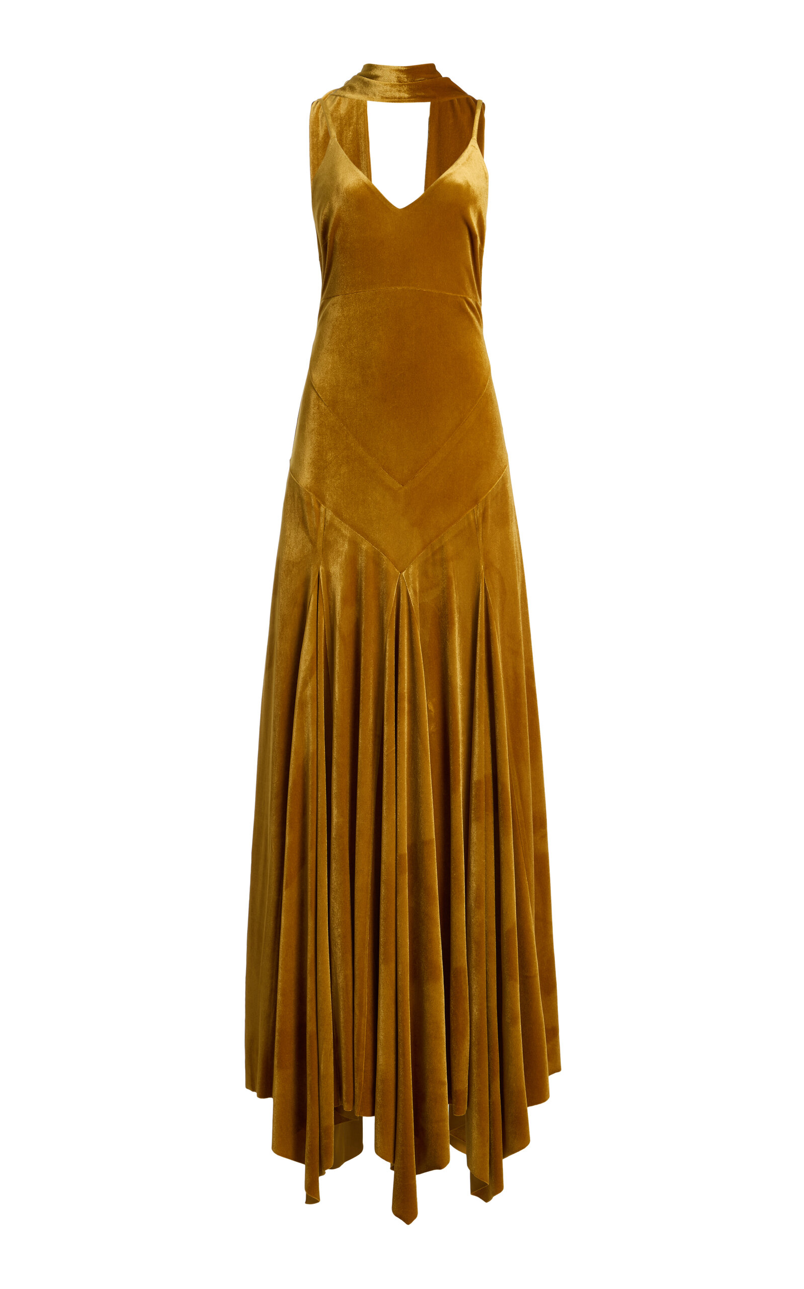 SIEDRÉS SIEDRÉS Exclusive Nyra Velvet Maxi Dress