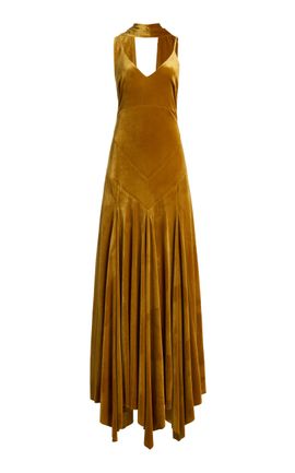 SIEDRÉS SIEDRÉS Exclusive Nyra Velvet Maxi Dress