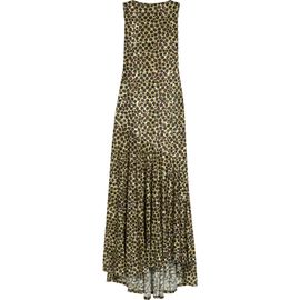 Siedrés Siedrés Fens Open Back Velvet Devoré Maxi Dress