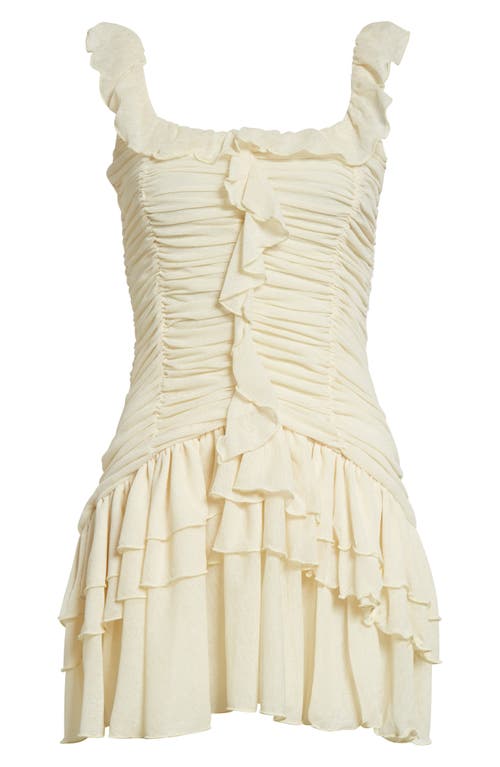 Siedrés Siedrés Gemma Tierred Ruffle Chiffon Minidress