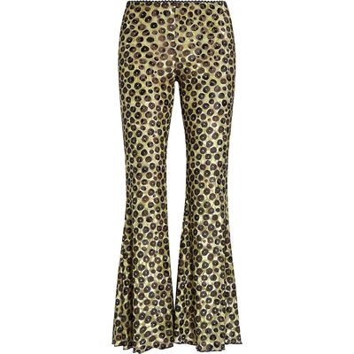 Siedrés Siedrés Jeslynn Velvet Devoré Flared Pants