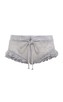 SIEDRÉS SIEDRÉS Peonie Ruffled Knit Shorts