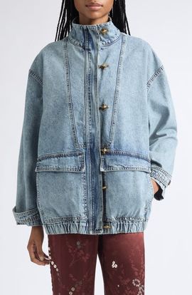 Siedrés Siedrés Polca Oversize Cotton Denim Jacket