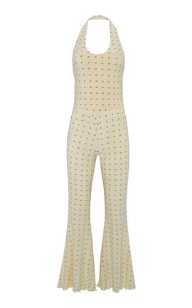SIEDRÉS SIEDRÉS Presley Studded Jumpsuit Yellow XS