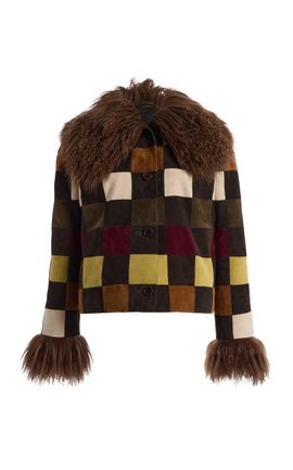 SIEDRÉS SIEDRÉS Ronch FurTrimmed Suede Jacket