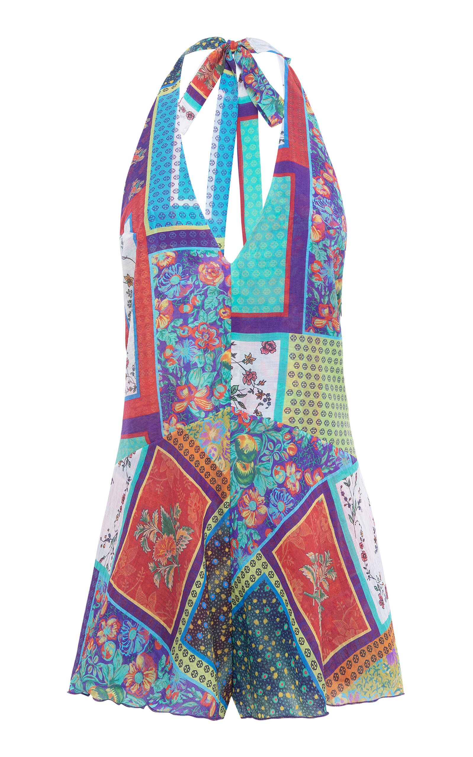 SIEDRÉS SIEDRÉS Suliens PatchworkPrint Playsuit
