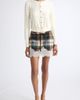 Siedrés Siedrés Witz Lace Hem Plaid Miniskirt - 2