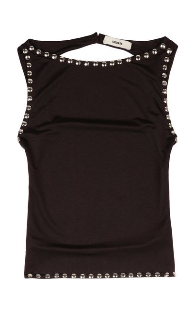 SIEDRÉS SIEDRÉS Zelna Studded Cutout Tank Top