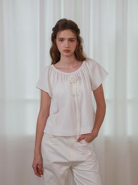 SIEERING Clare Blouse [Ivory]