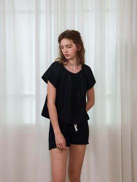 SIEERING Clare Blouse [Navy]