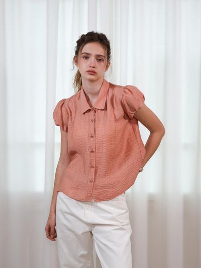 SIEERING Puff Blouse [Pink]
