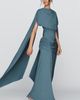 Siempre Jersey Draped Maxi Dress - 4