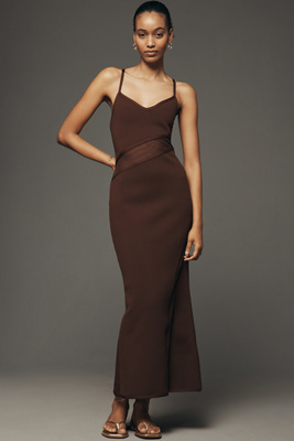 Siempre - Sheer Panel Maxi Dress