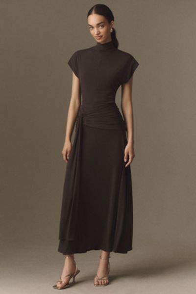 Siempre Tie-Skirt Jersey Maxi Dress