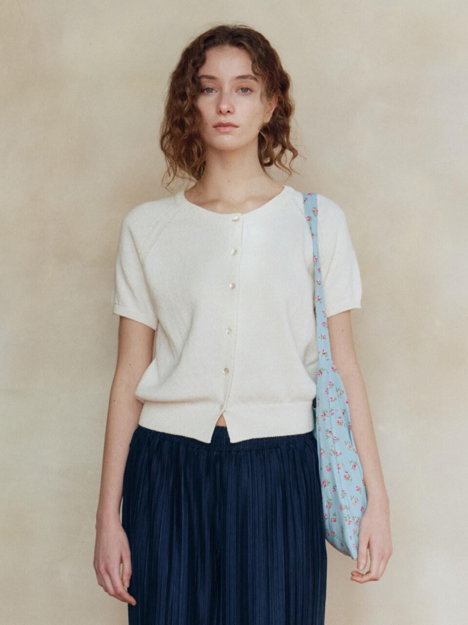 sienne Aki Linen Cardigan [Ivory]