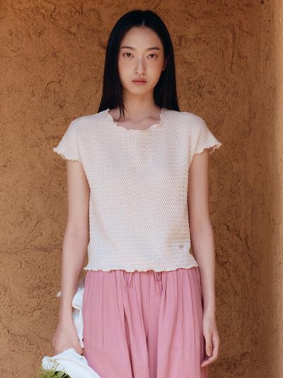 sienne Cloud Top T-Shirt [WHITE]