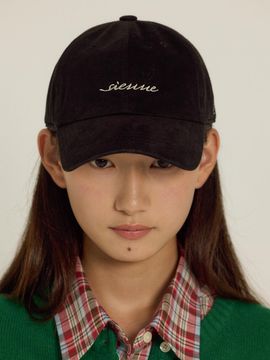 sienne Cotton 6-Panel Adjustable Ball Cap [Black]
