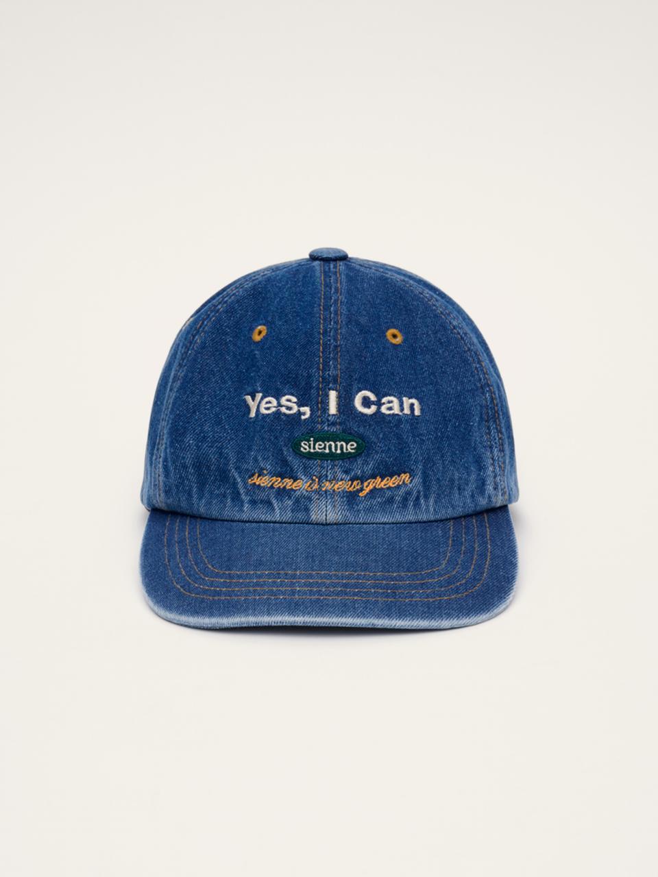 sienne Crown Washed Cotton Ball Cap_Blue