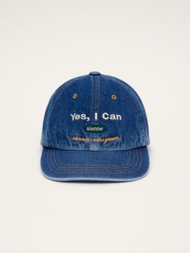 sienne Crown Washed Cotton Ball Cap_Blue