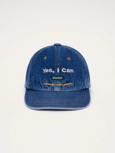 sienne Crown Washed Cotton Ball Cap_Blue