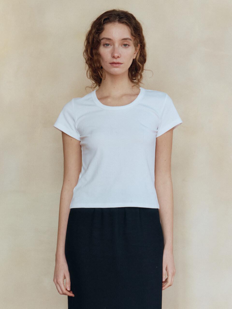 sienne Essential T-shirt (WHITE)